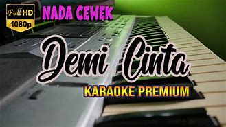 Karaoke Demi Cinta Kepadamu Adella